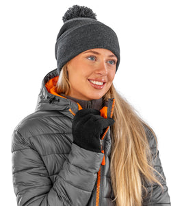 Pom pom beanie | black