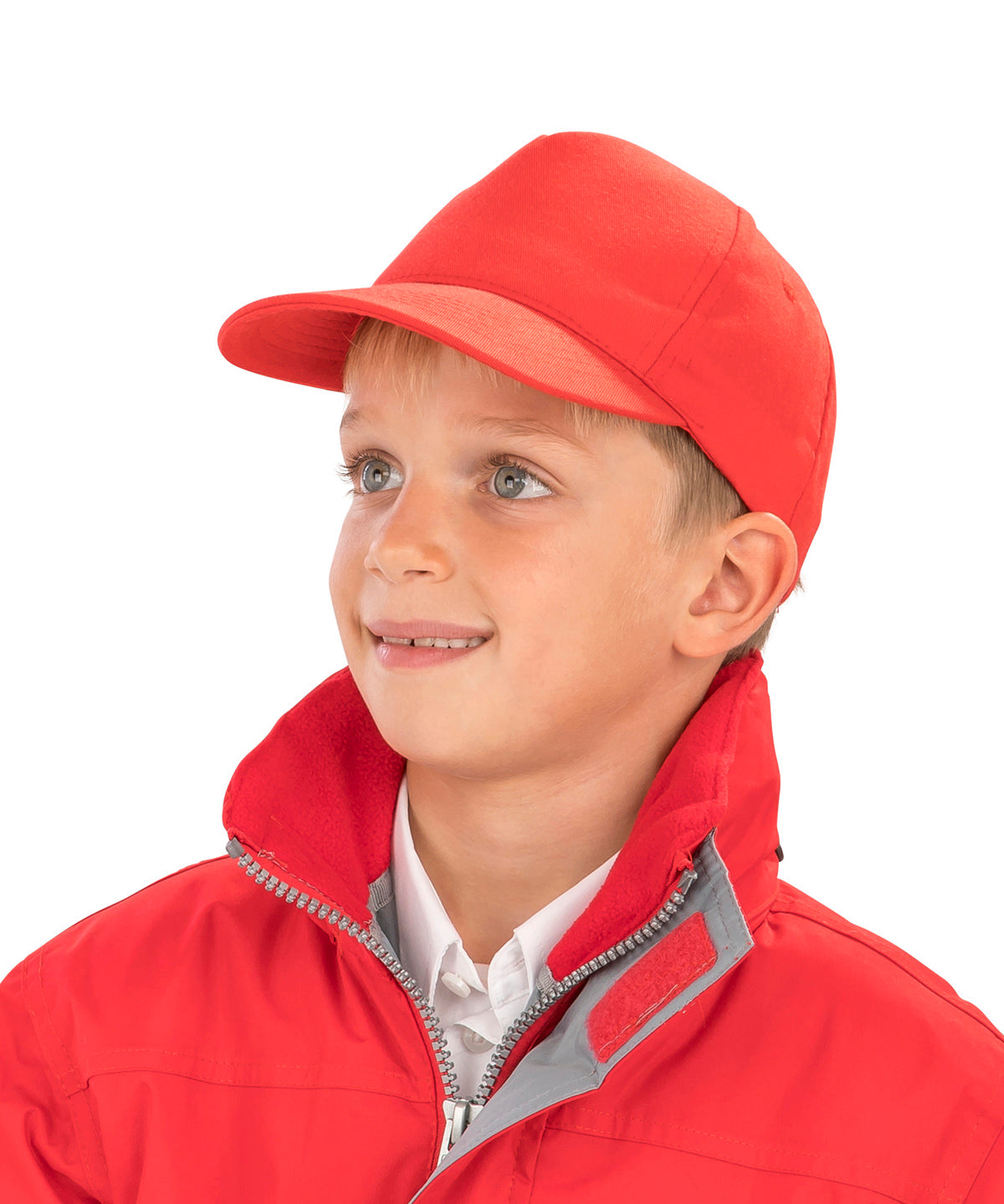 Boston junior 65/35 polycotton cap | burgundy