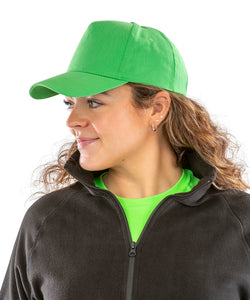 Boston 5-panel polycotton printers cap | black