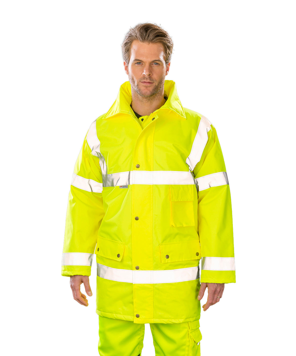 Safety jacket | fluorescent yellow