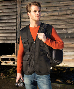Adventure safari waistcoat | black