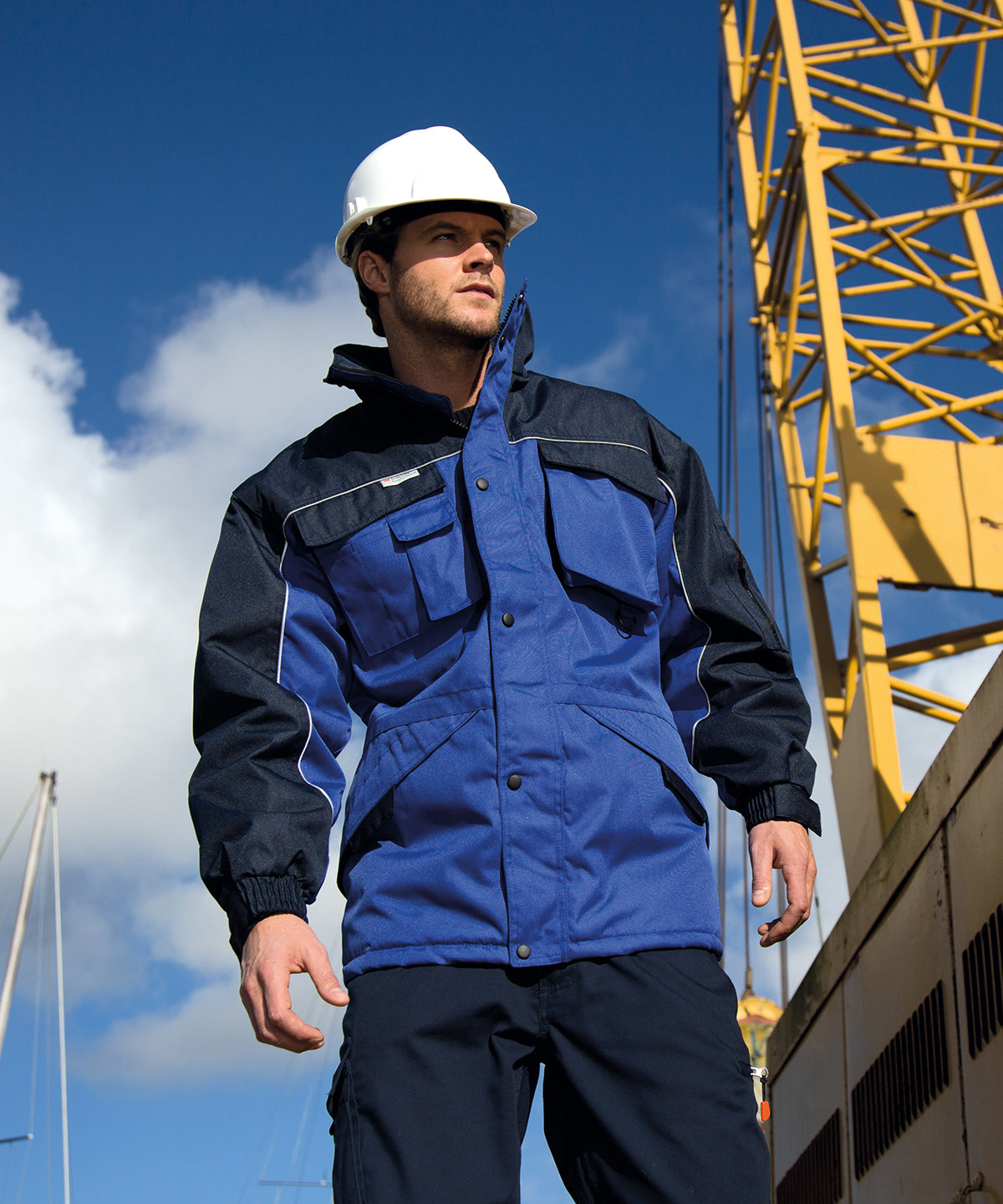 Work-Guard heavy-duty combo coat | Grey/Black