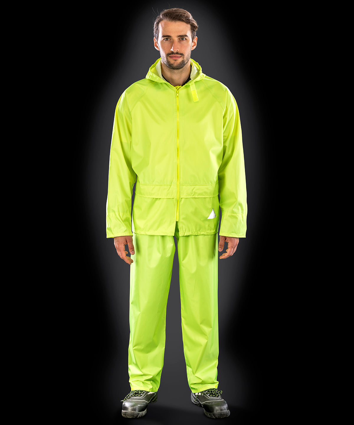 Waterproof jacket and trouser set | black