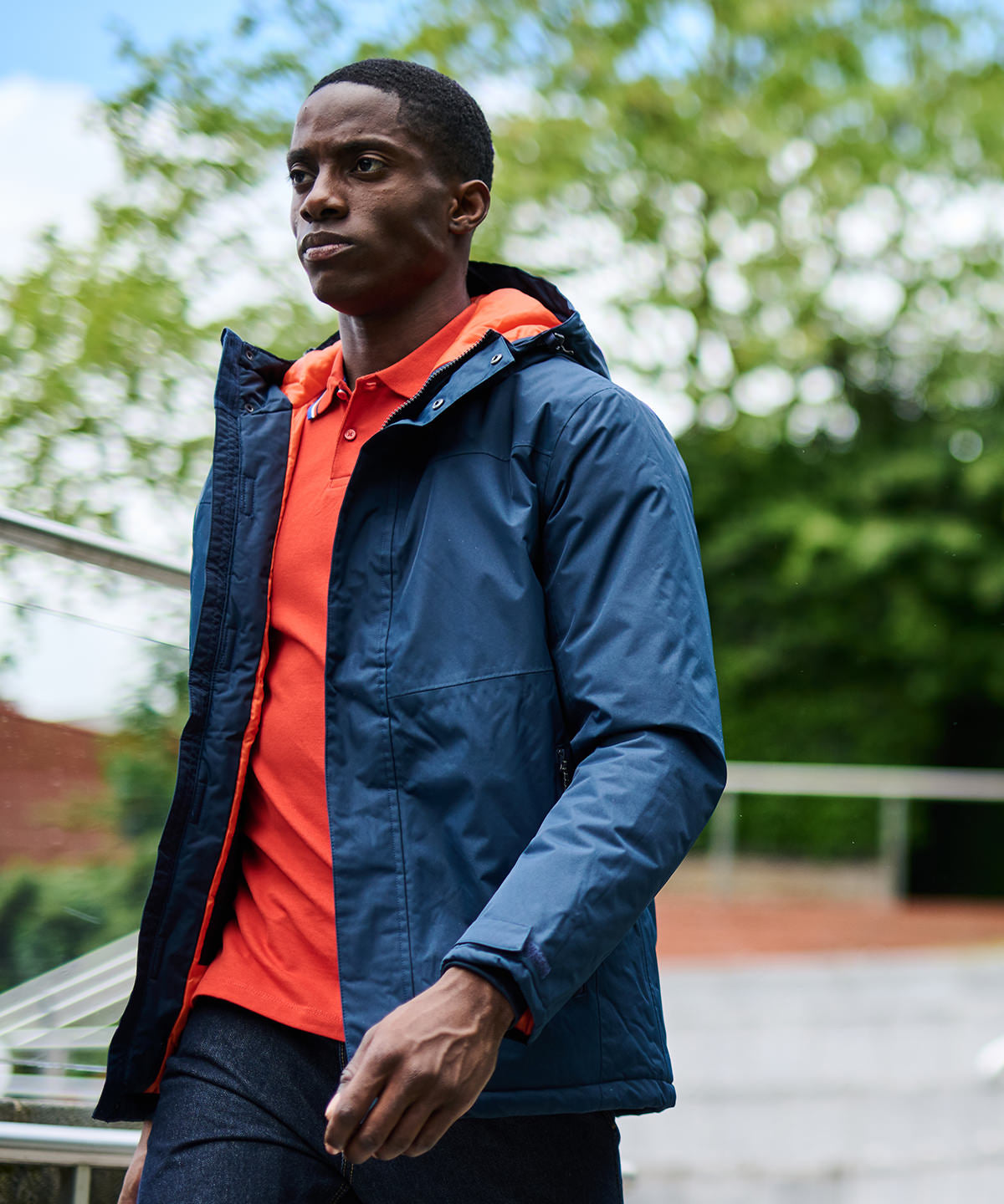 Thermogen powercell 5000 insulated heated jacket | navy/magma