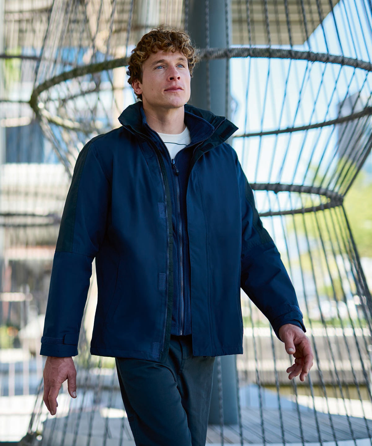 Defender III 3-in-1 jacket | black/seal grey