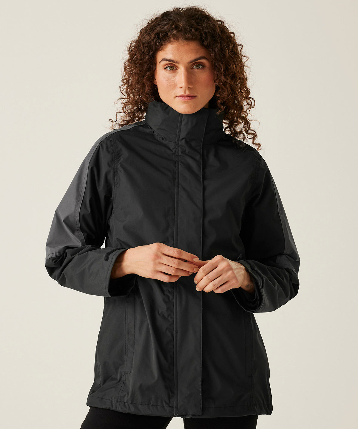Womens Defender III 3-in-1 jacket | black/seal grey