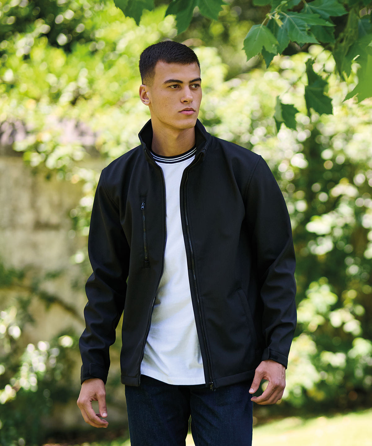 Ablaze 3-layer printable softshell | black