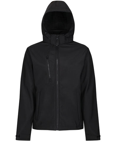 Venturer 3-layer hooded softshell jacket | black
