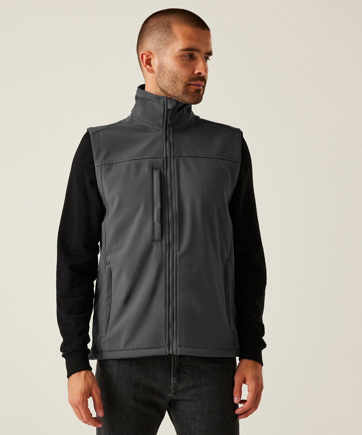 Flux softshell bodywarmer | seal grey/seal grey