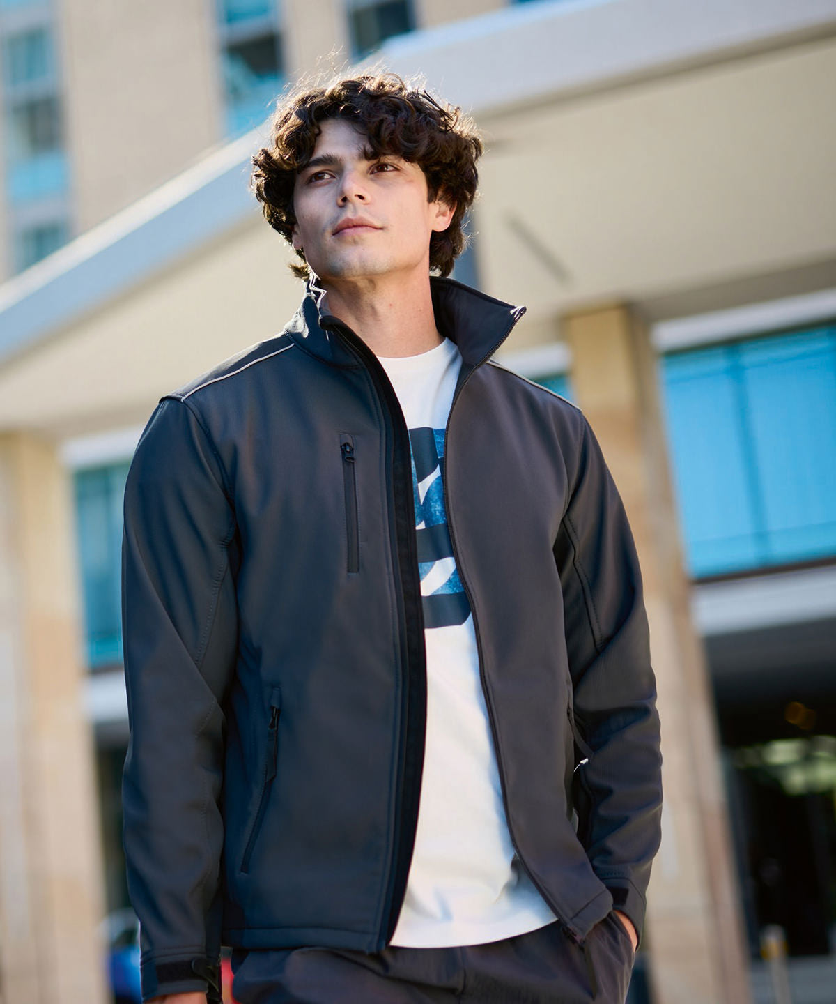 Sandstorm workwear softshell | black/black