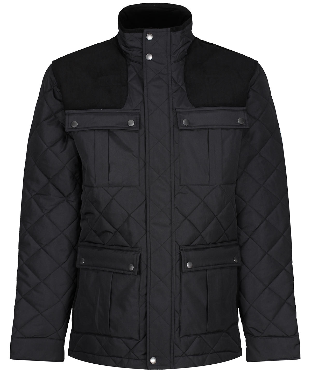 Padbury diamond quilt jacket | Black