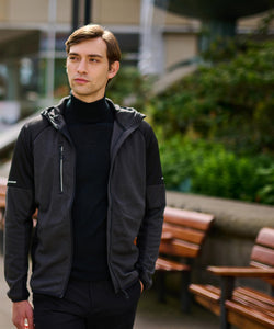 X-Pro Coldspring II hybrid jacket | Oxford Marl/Navy