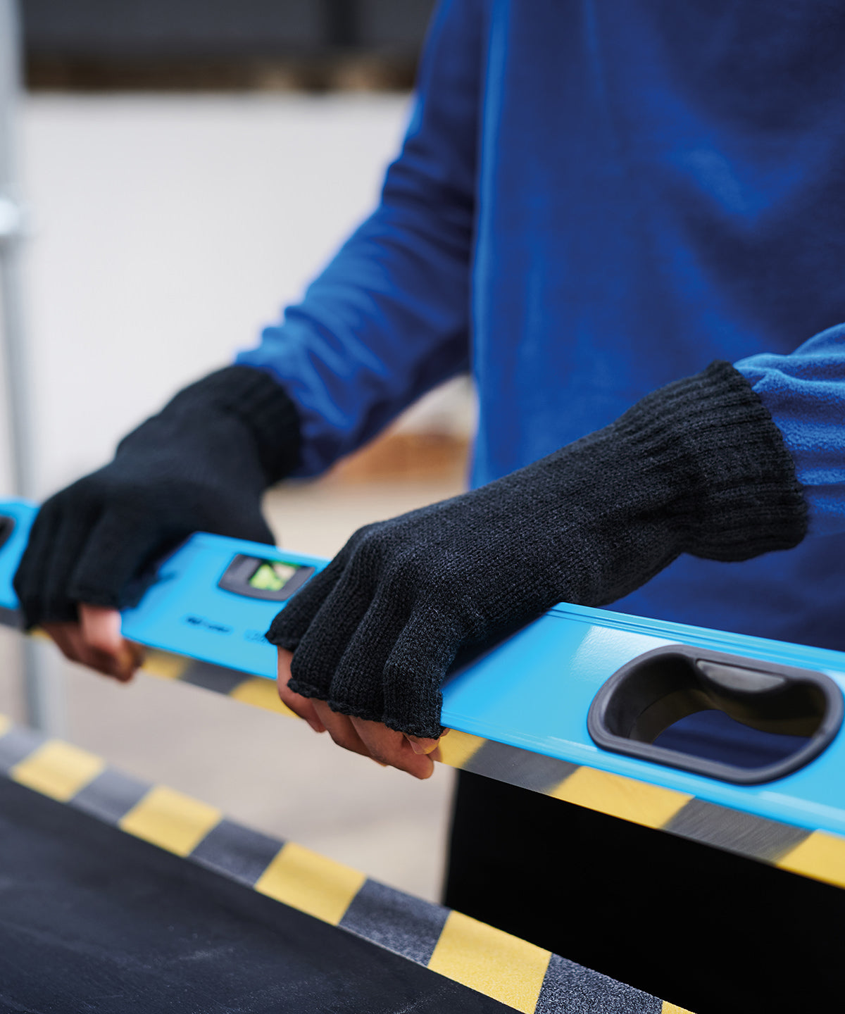 Fingerless mitts | black