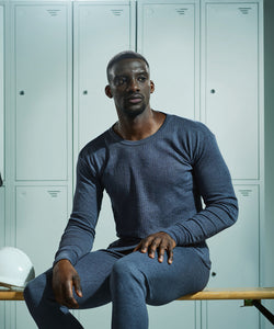 Thermal long sleeve vest | denim