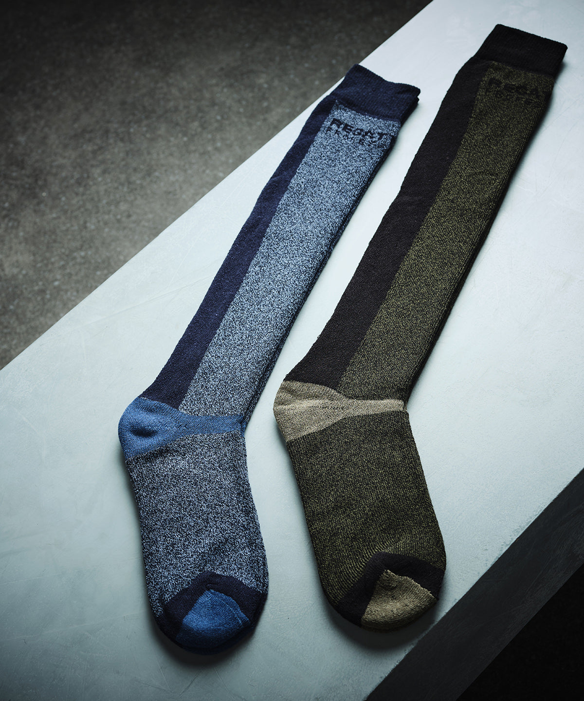 Pro 2-pack wellington socks | Assorted (Navy/Khaki