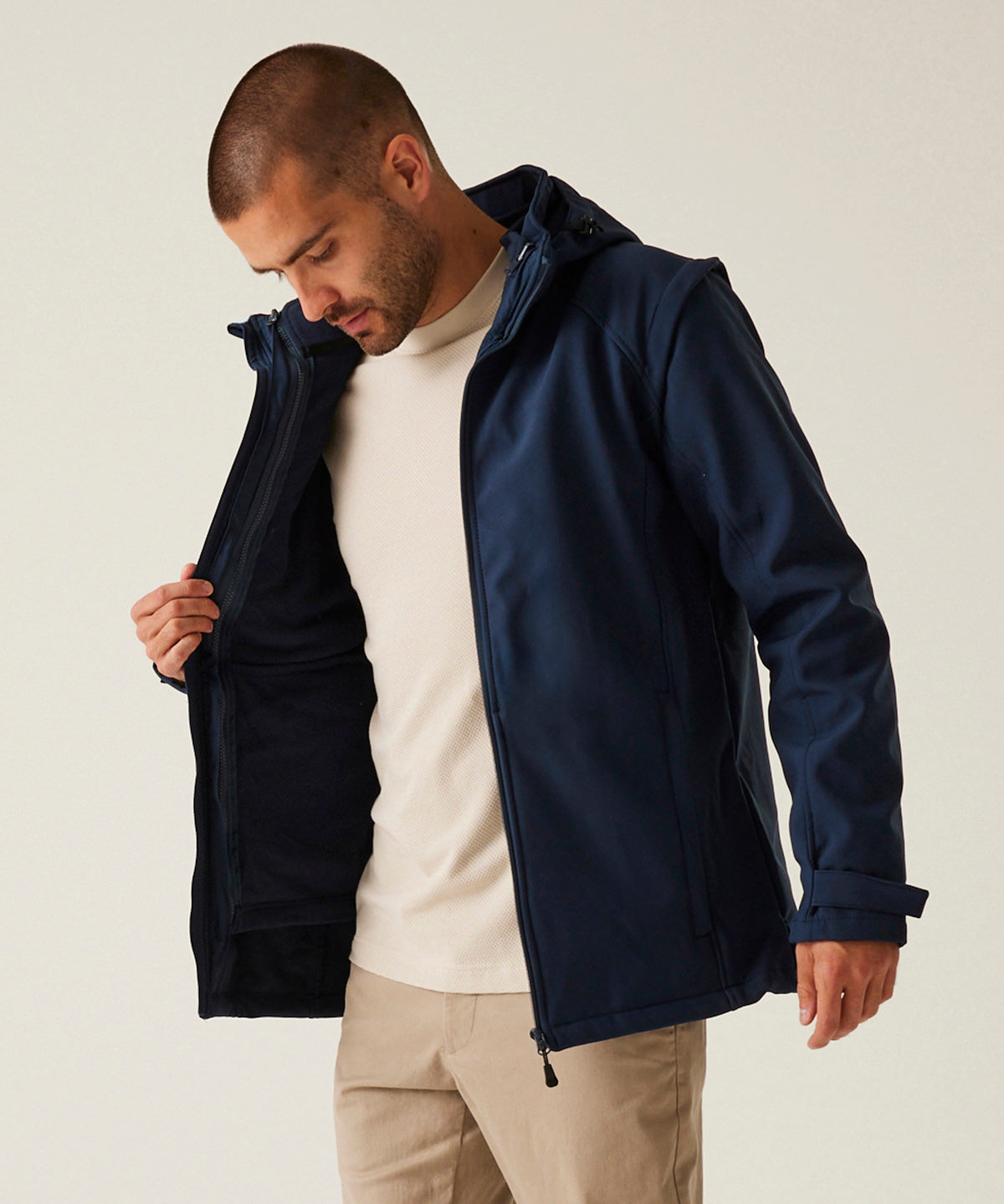 Erasmus 4-in-1 softshell jacket | black (black)