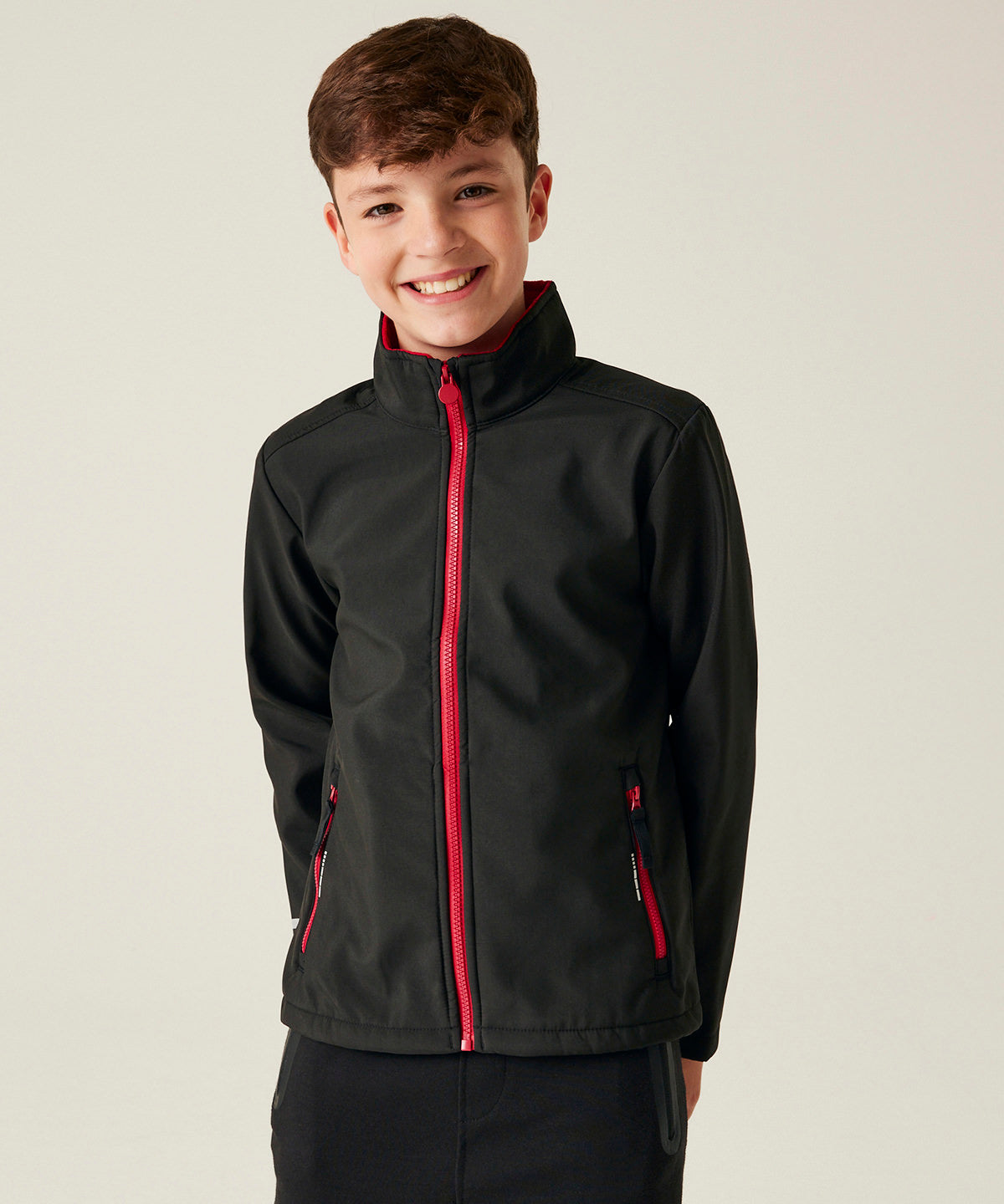 Kids Ablaze softshell jacket | classic red/black