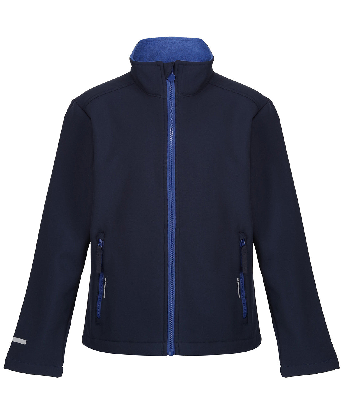 Kids Ablaze softshell jacket | navy/new royal