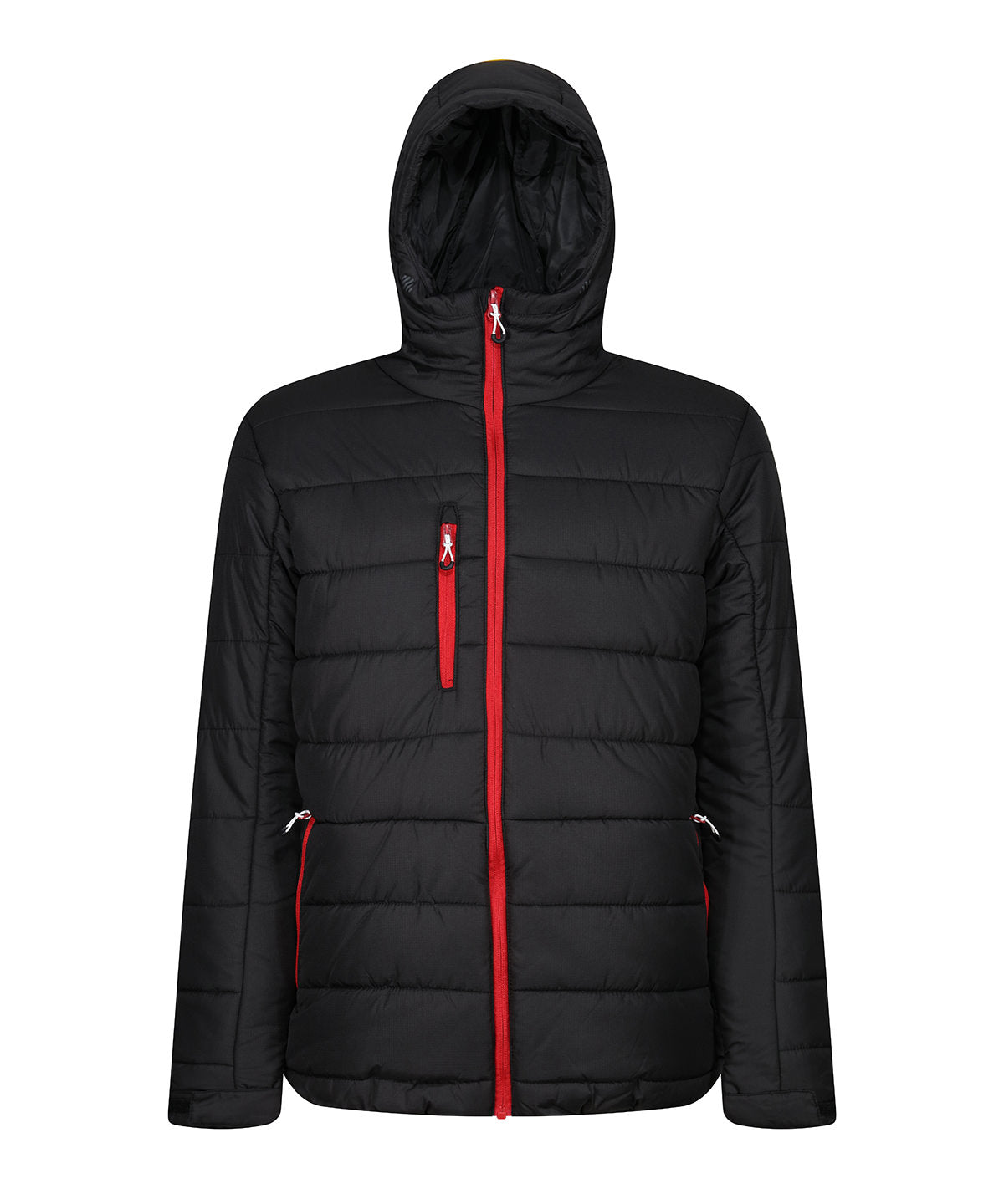 Navigate thermal hooded jacket | black/classic red