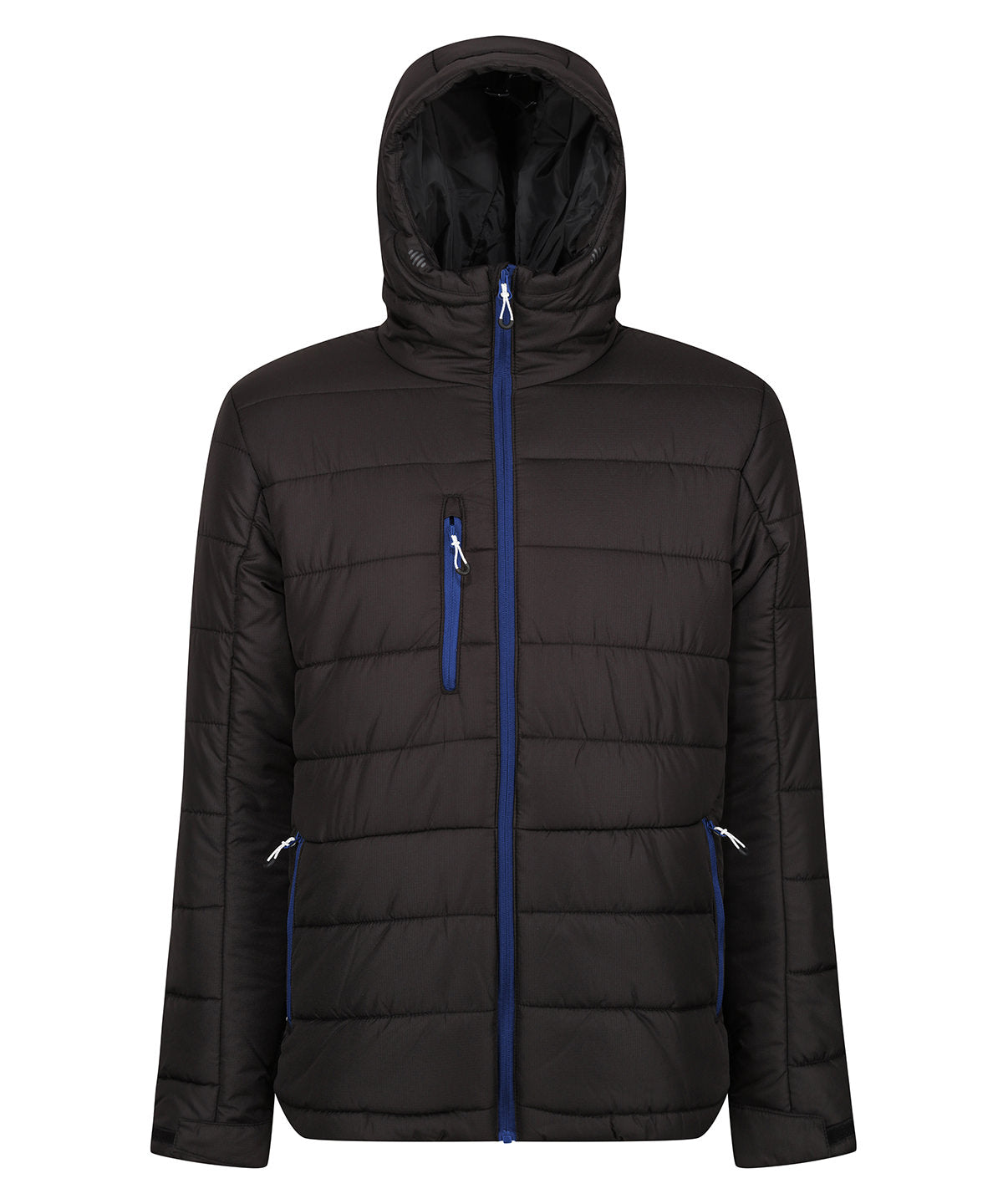 Navigate thermal hooded jacket | black/new royal