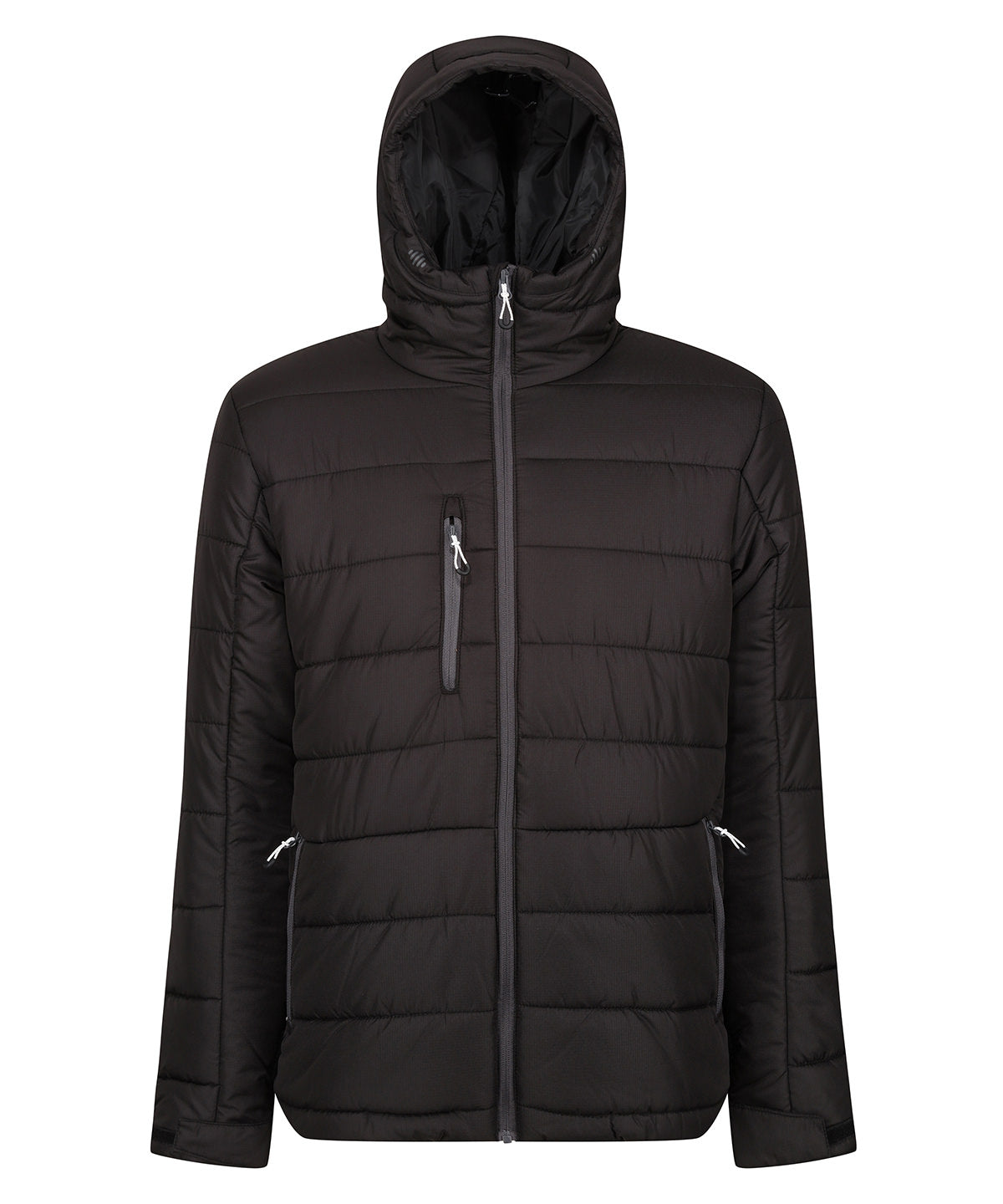 Navigate thermal hooded jacket | black/seal