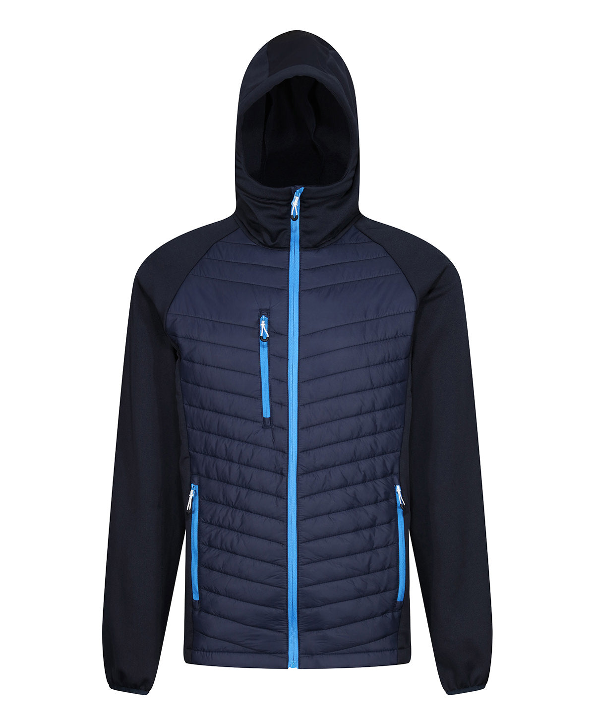 Navigate hybrid hooded jacket | navy/french blue