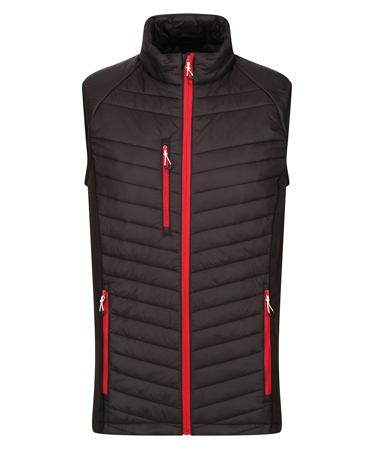 Navigate hybrid bodywarmer | black/classic red