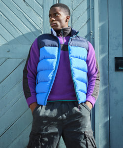Vintage puffer vest | Seal Grey/Black
