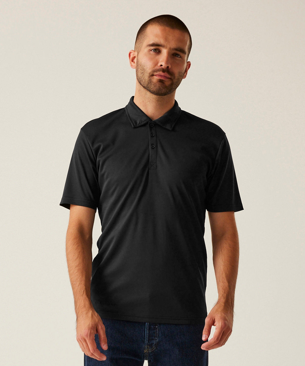 Honestly made recycled polo | black