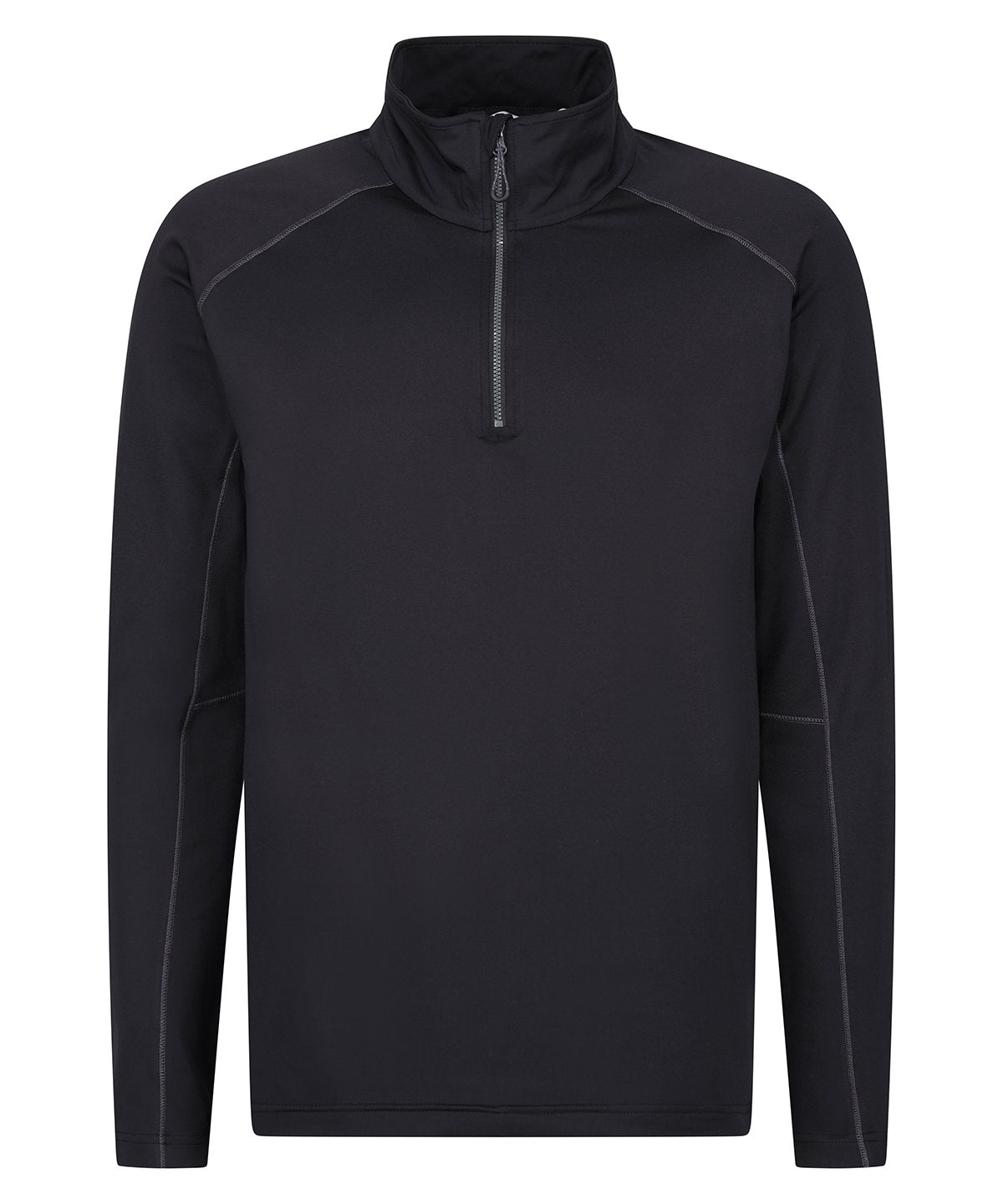 Core stretch half-zip mid-layer | Black