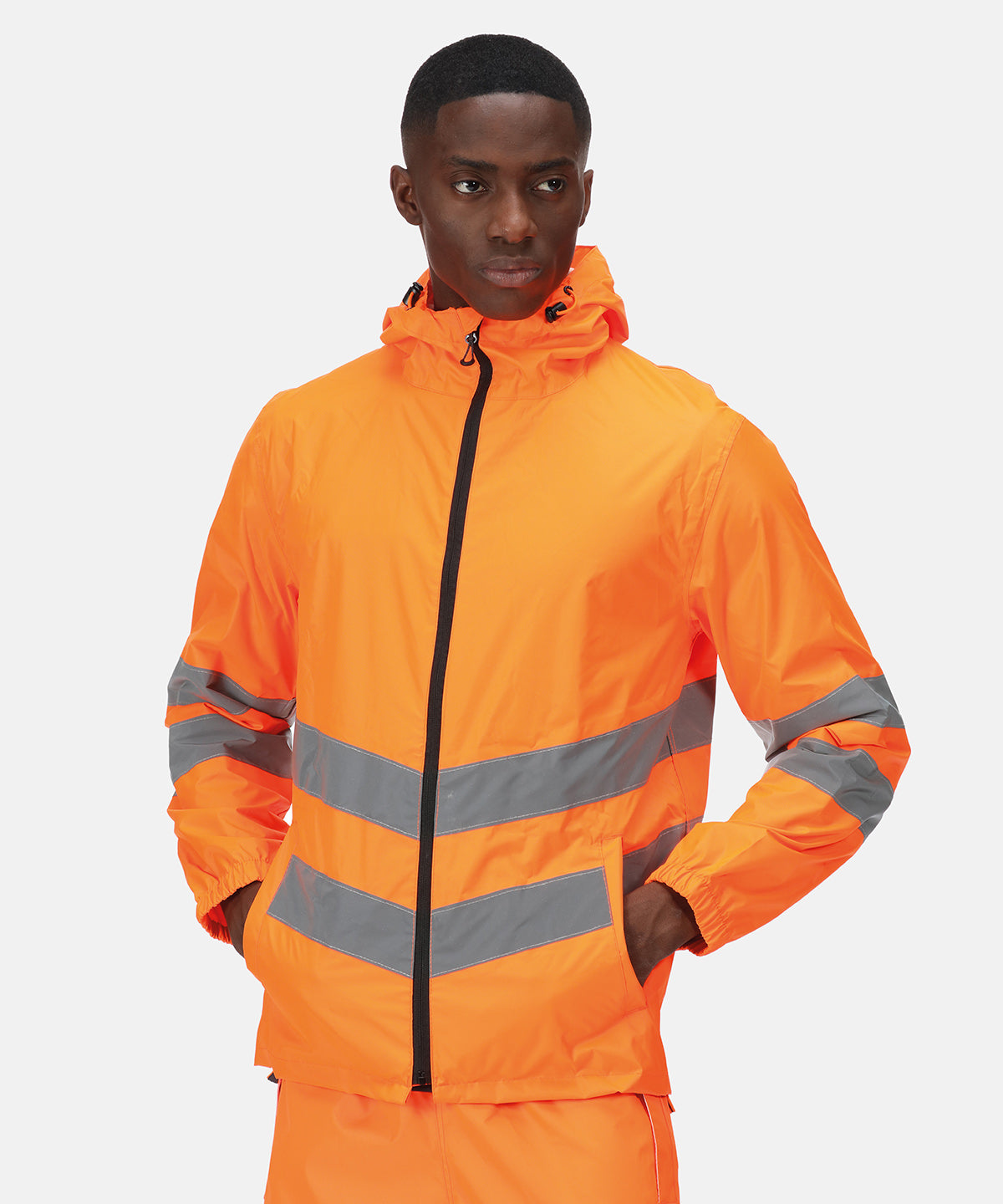High-vis pro pack-away jacket | yellow