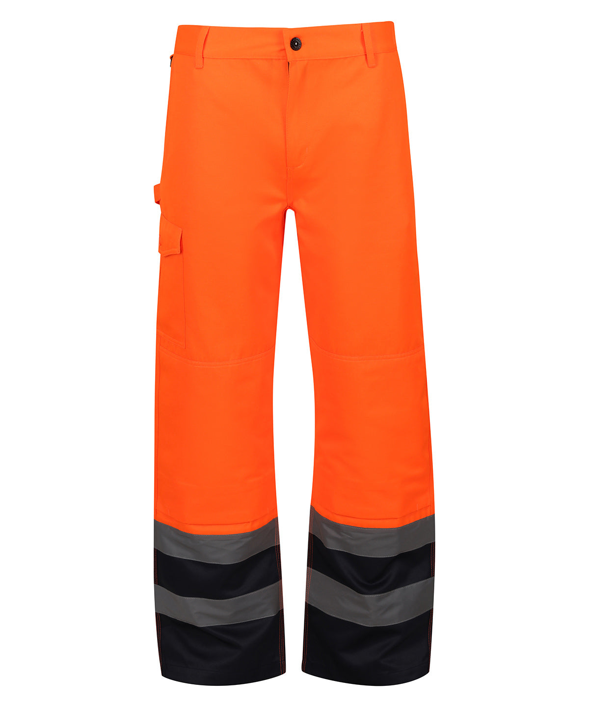 Pro hi-vis cargo trousers | Orange/Navy