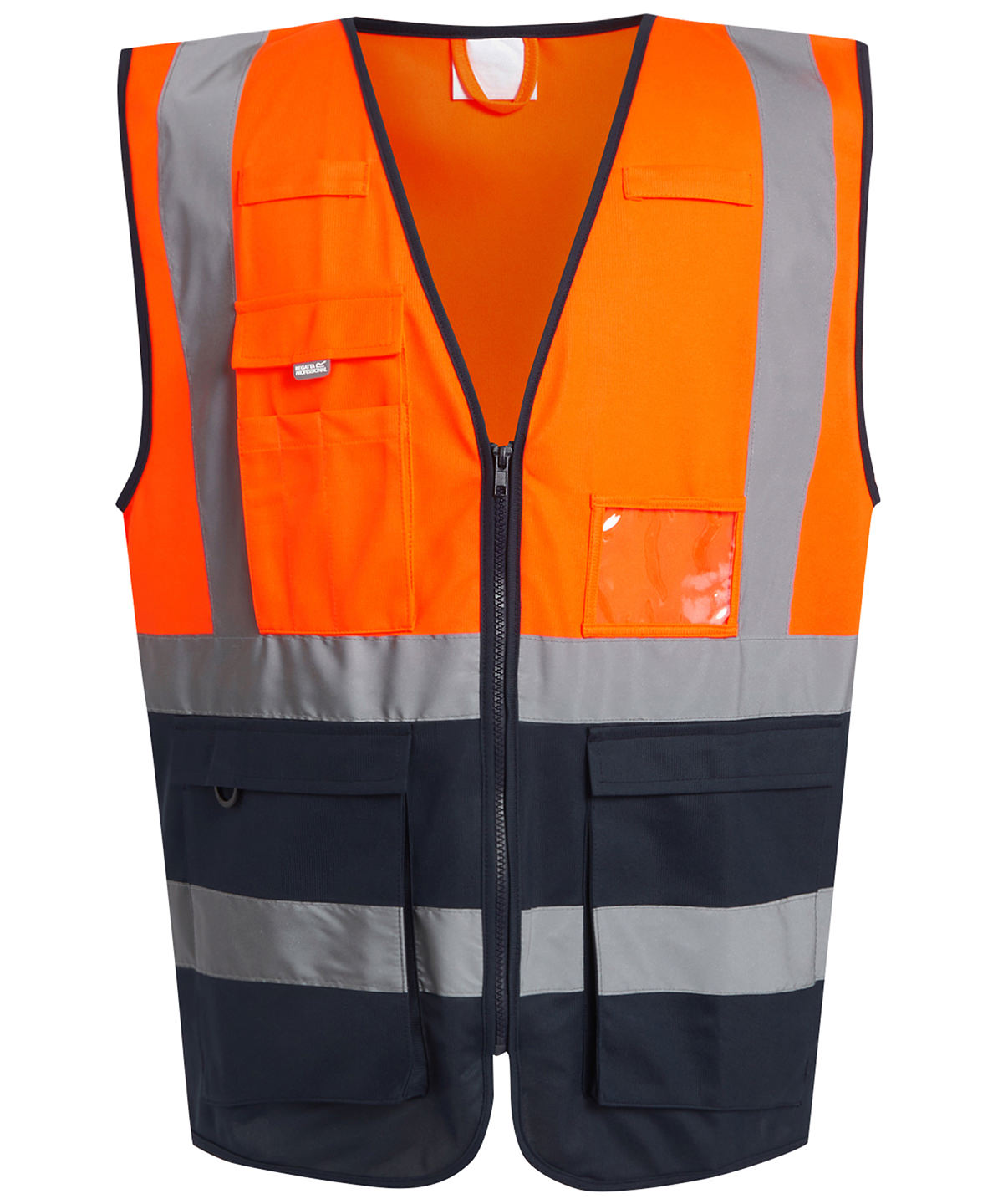 Pro hi-vis executive vest | orange/navy