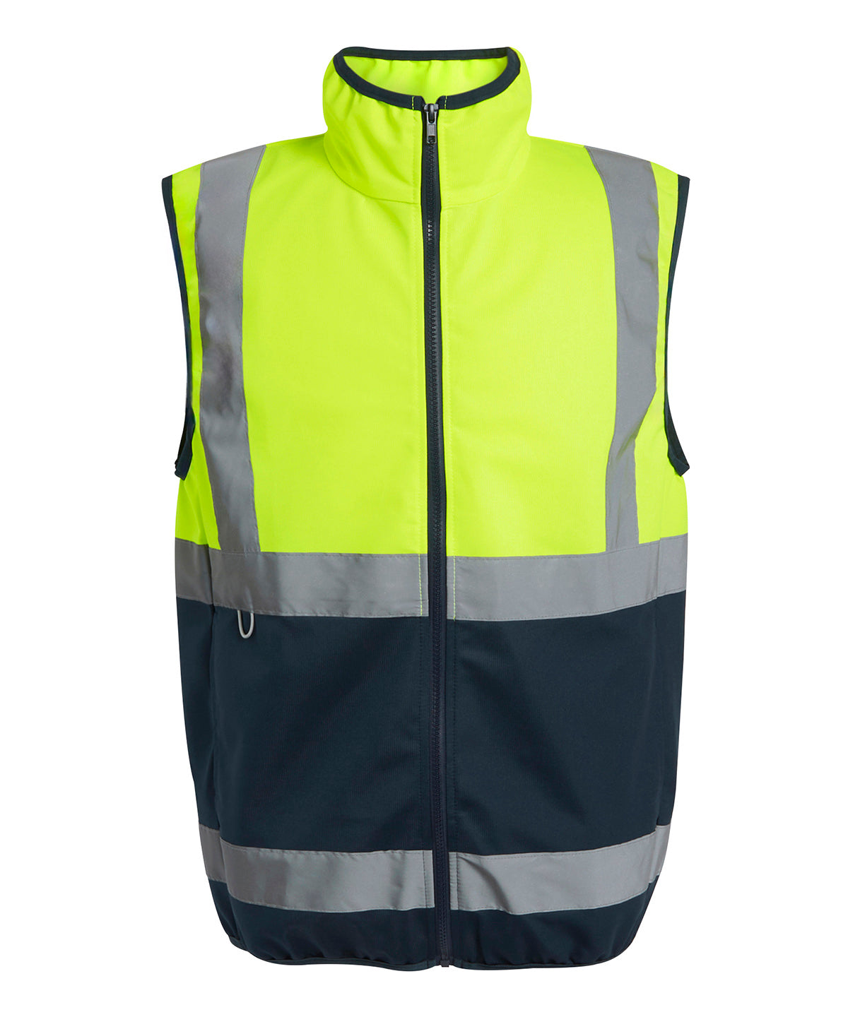 Pro hi-vis full-zip gilet | yellow/navy