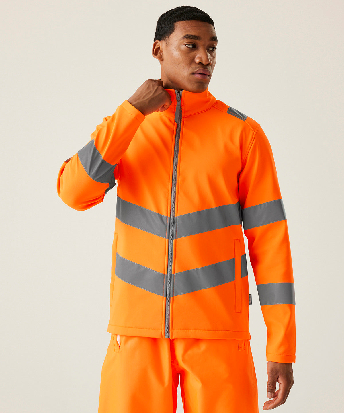 Hi-vis Pro contract Ablaze 2-layer softshell | orange