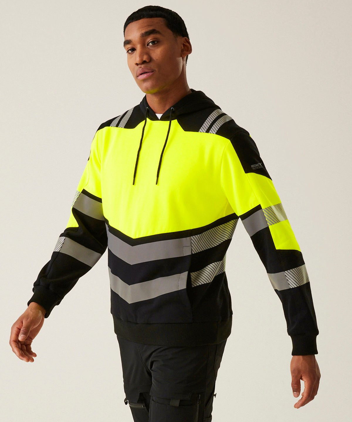 Hi-Vis X-Pro Hoodie (Class 2) | black/orange