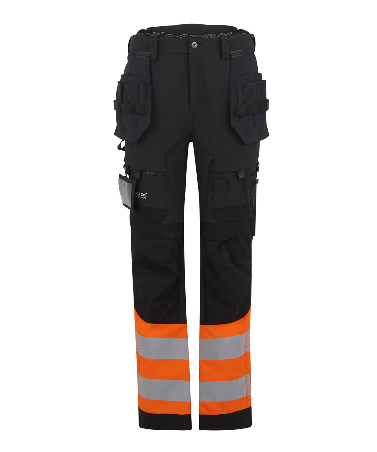 Hi-Vis X-Pro Stretch holster trousers (Class 1) | black/orange