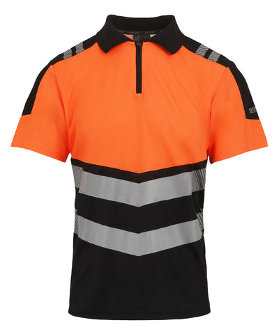 Hi-Vis X-Pro Polo (Class 1) | black/orange