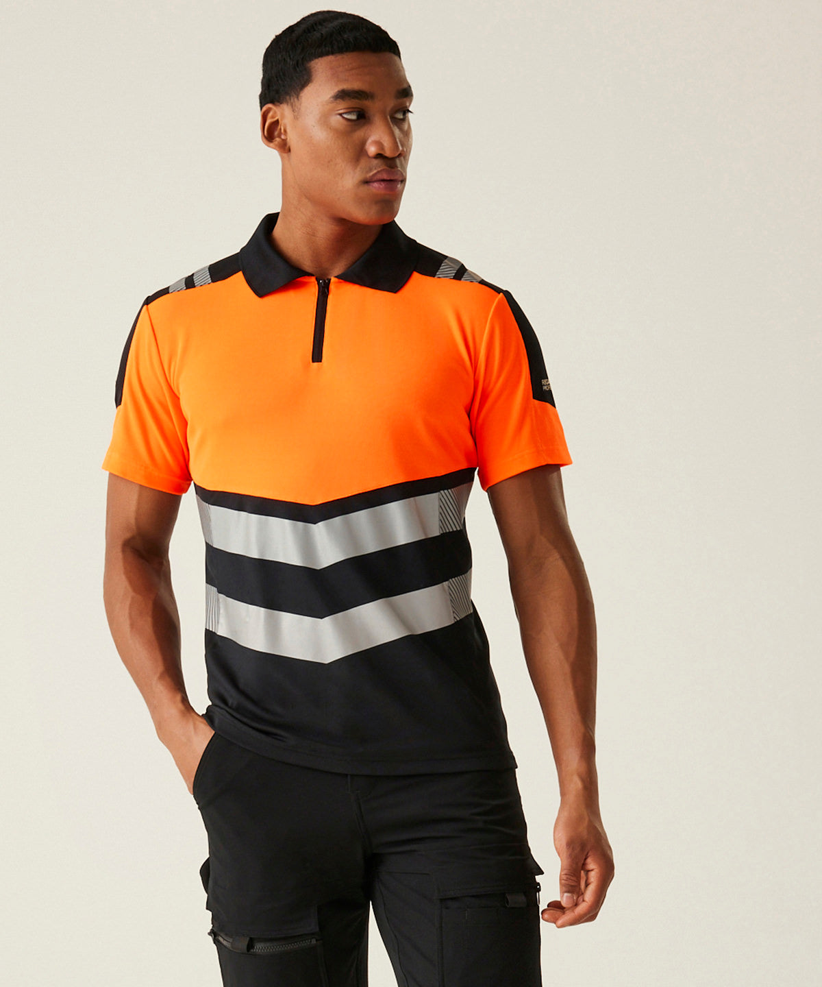Hi-Vis X-Pro Polo (Class 1) | black/orange