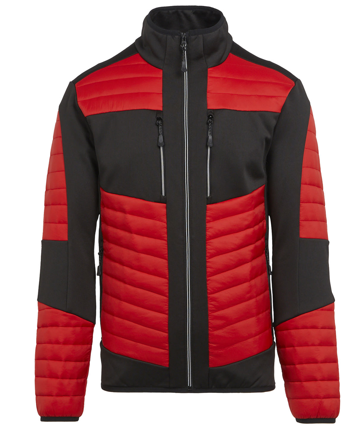 E-Volve unisex thermal hybrid jacket | classic red/black