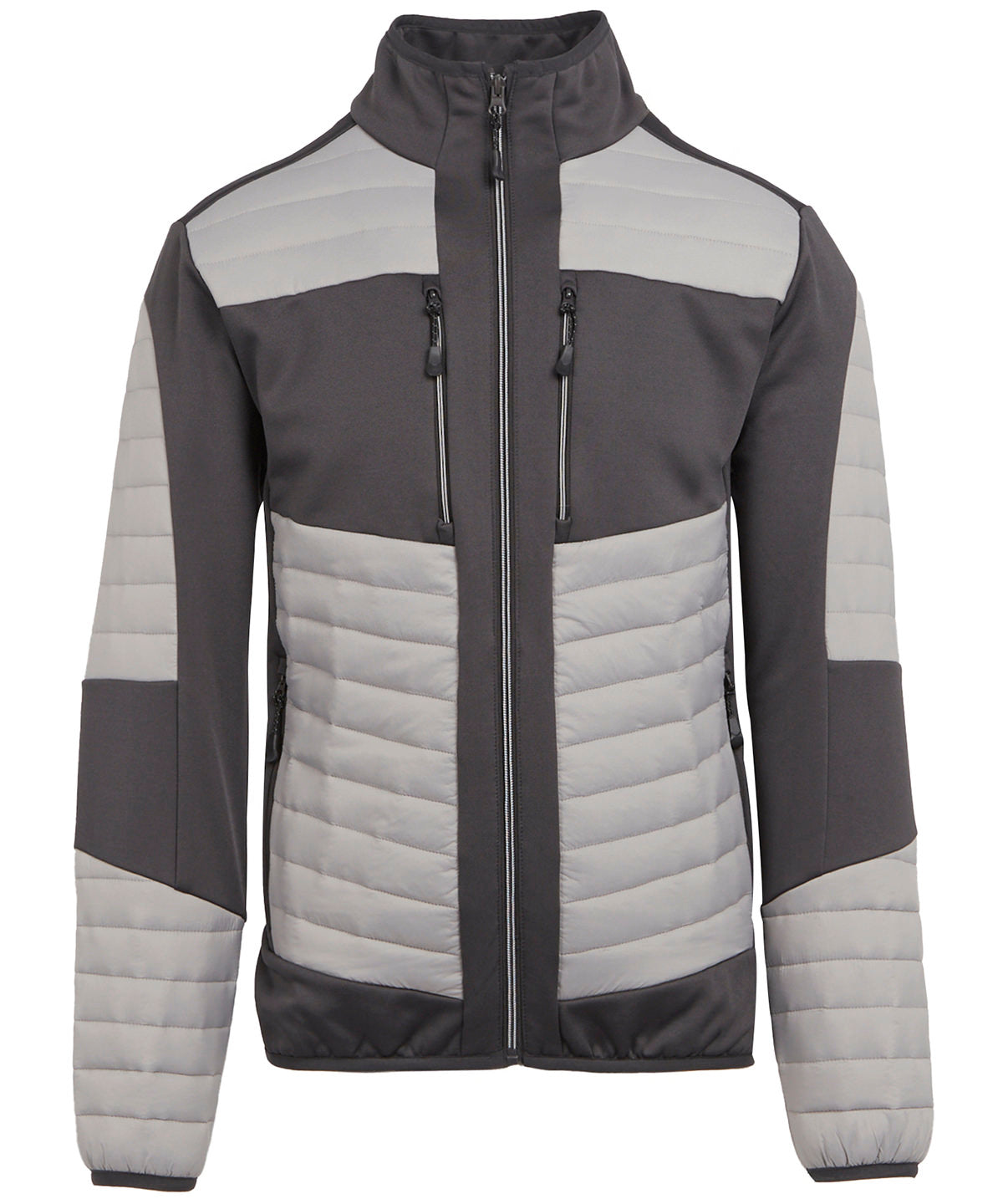 E-Volve unisex thermal hybrid jacket | mineral grey/ash