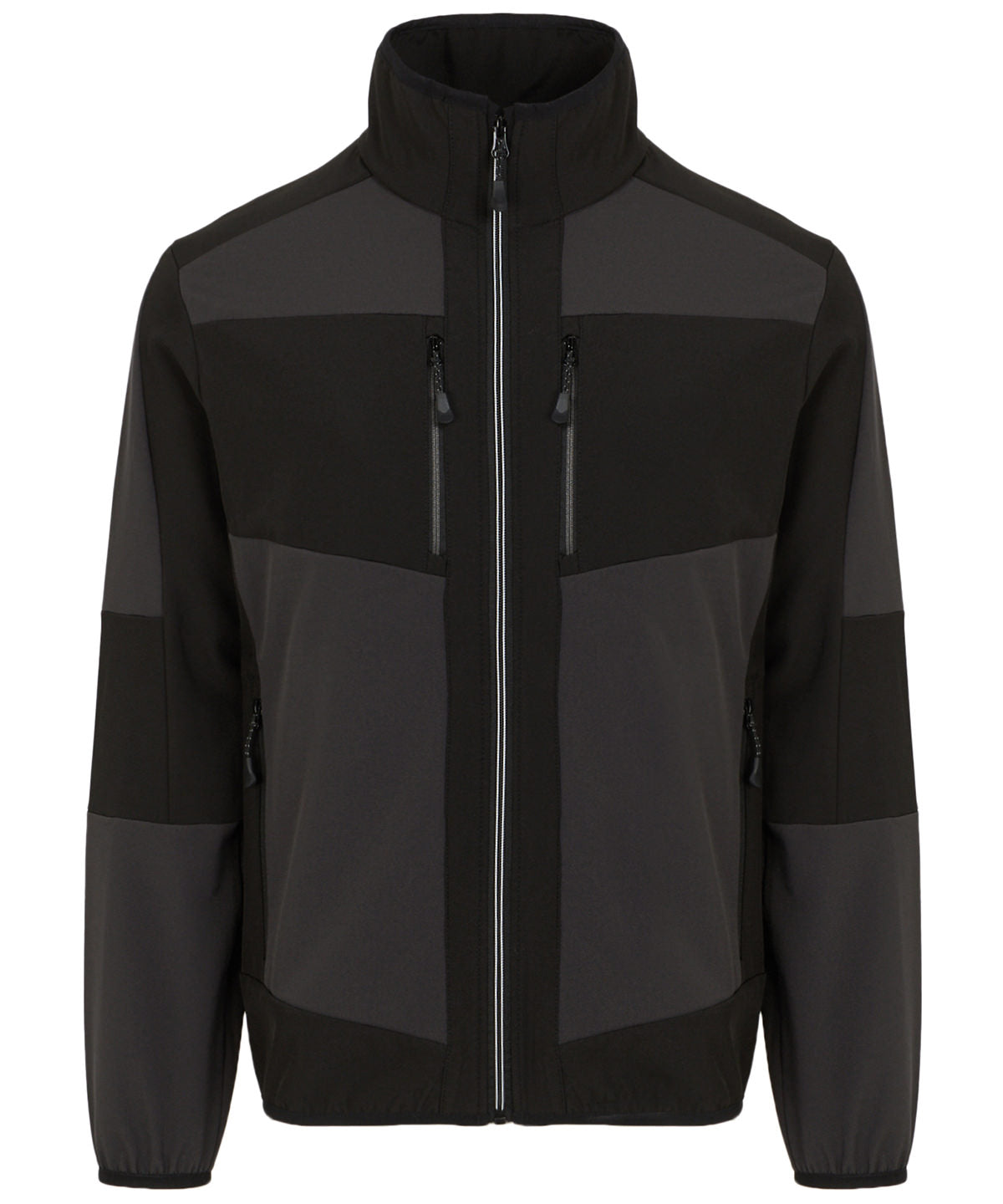 E-Volve unisex 2-layer softshell jacket | ash/black