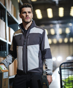 E-Volve unisex 2-layer softshell jacket | classic red/black