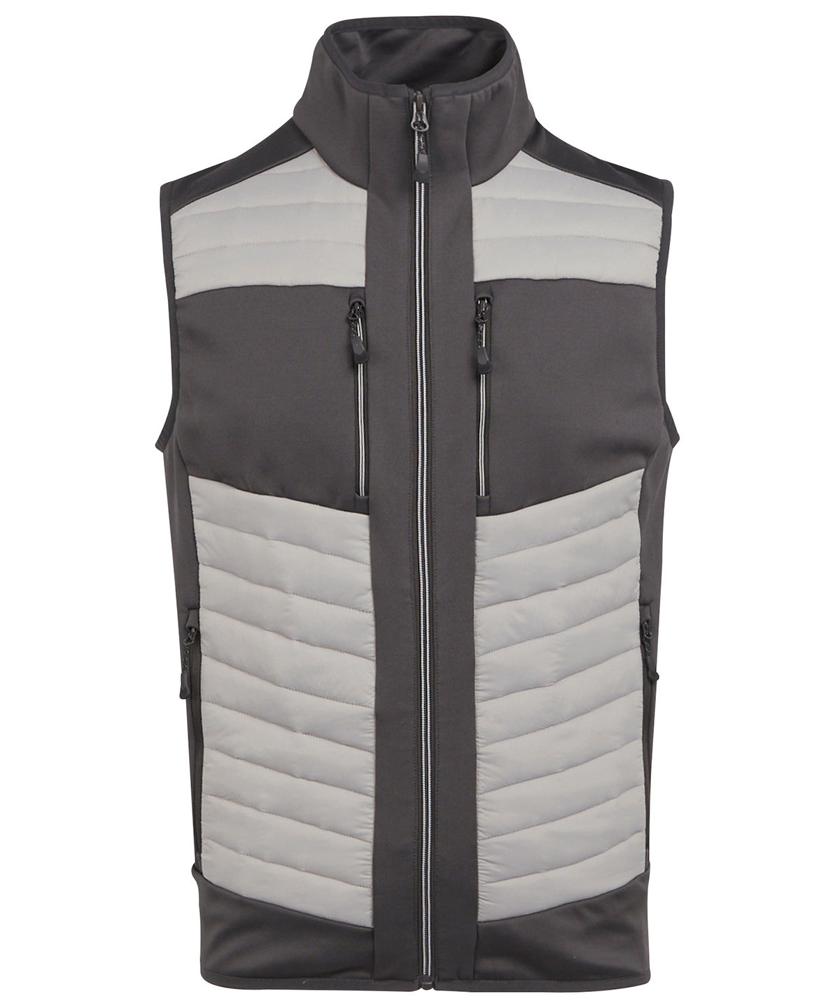 E-Volve unisex thermal hybrid bodywarmer | mineral grey/ash