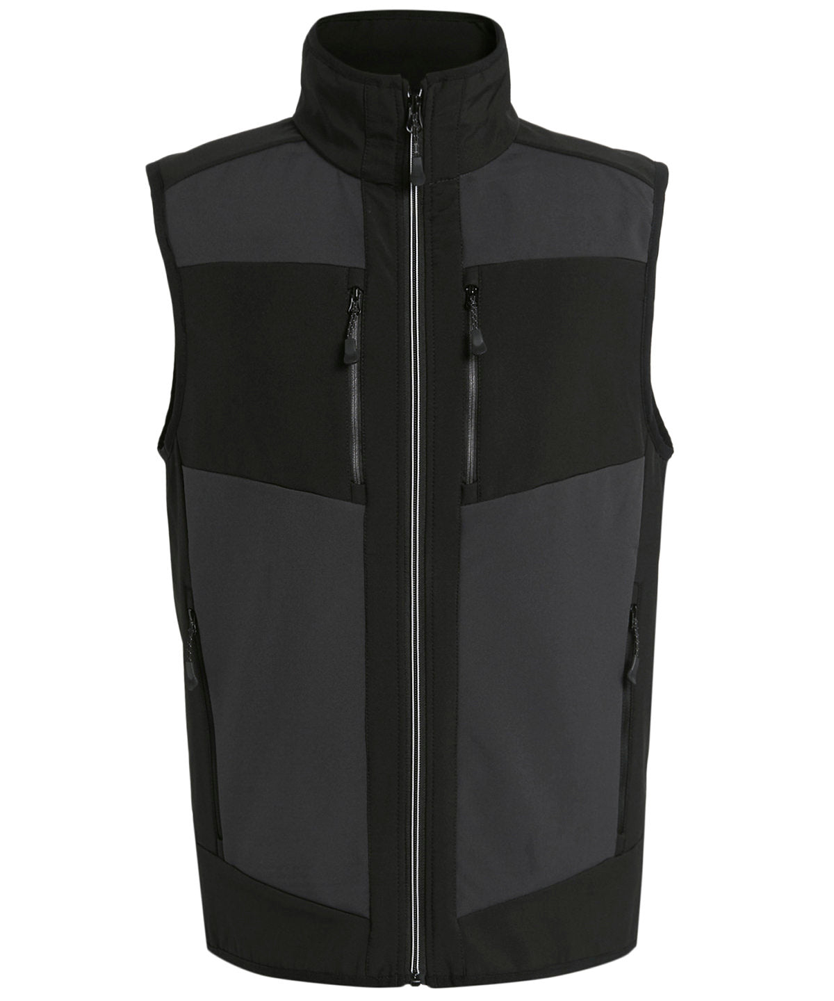 E-Volve unisex 2-layer softshell bodywarmer | ash/black