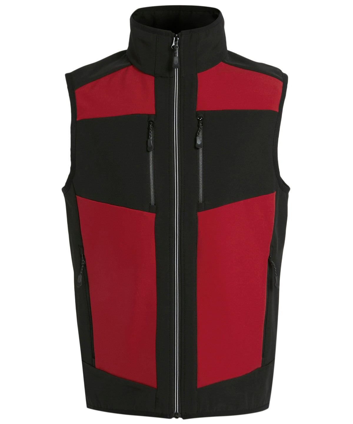 E-Volve unisex 2-layer softshell bodywarmer | classic red/black