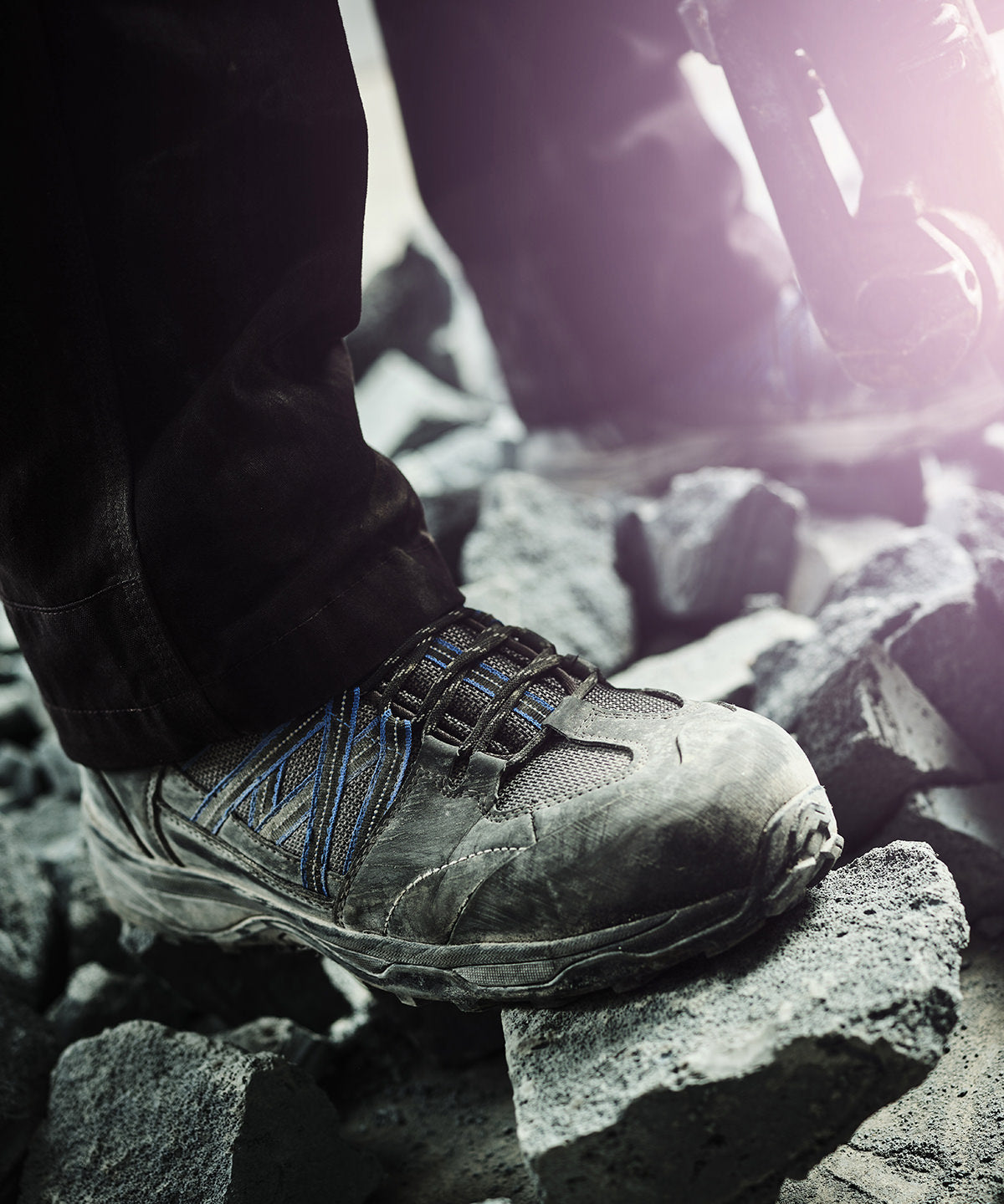 Claystone S3 safety hiker boot | Briar/Oxford Blue