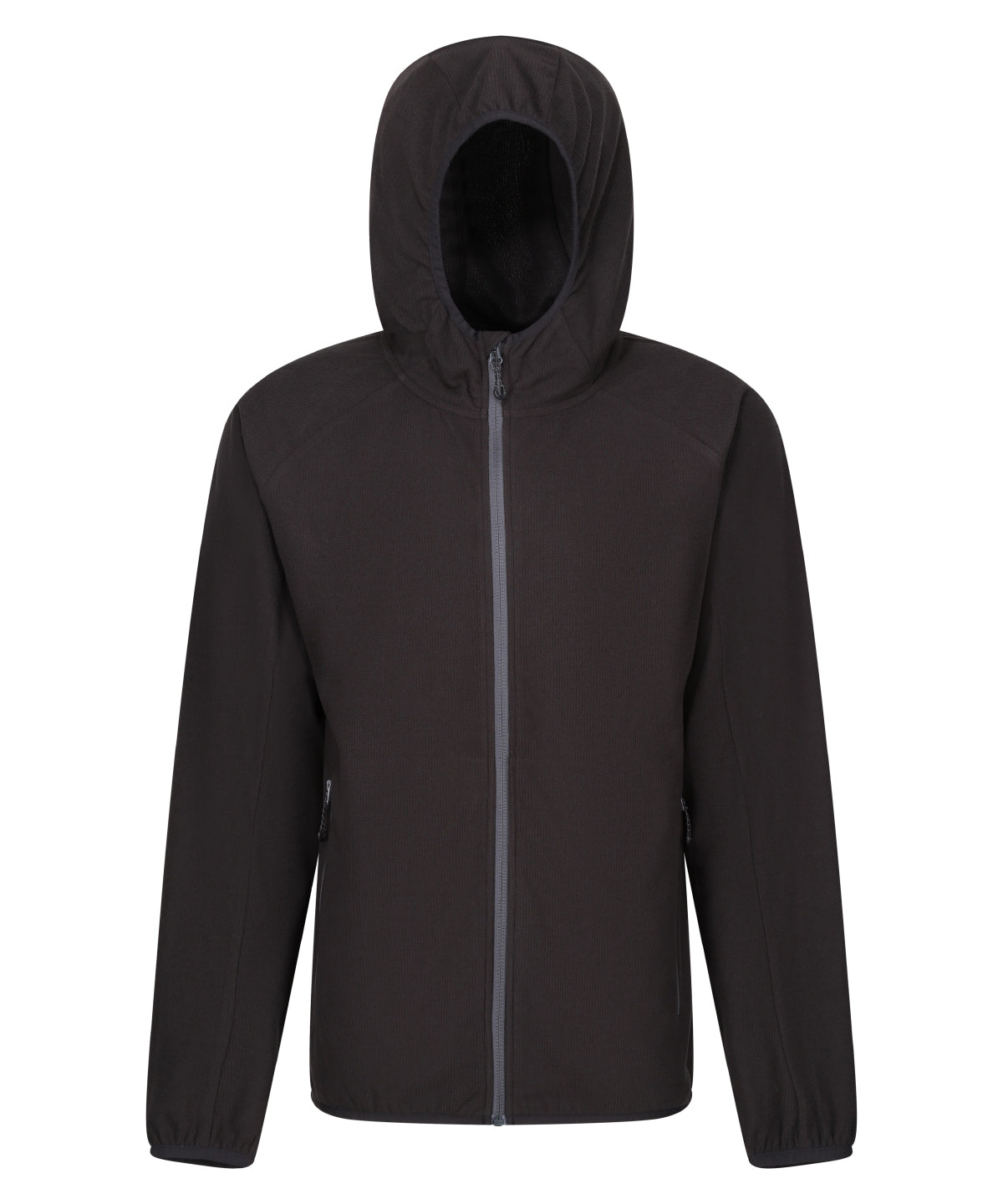 Navigate full zip-fleece | Black/Seal Grey