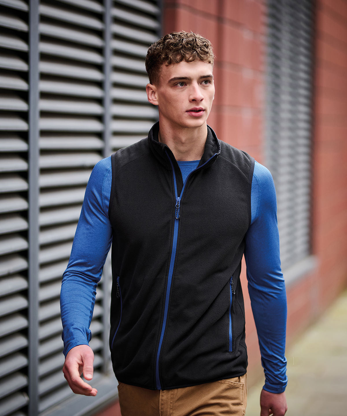 Navigate fleece bodywarmer | black/seal grey