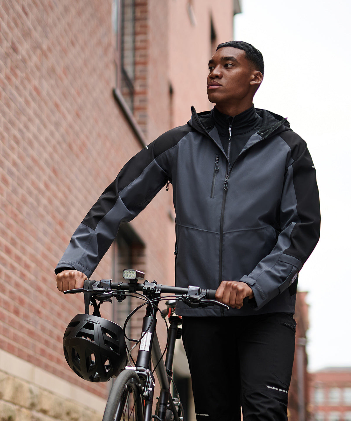 X-Pro Beacon Brite Light waterproof jacket | seal grey/black
